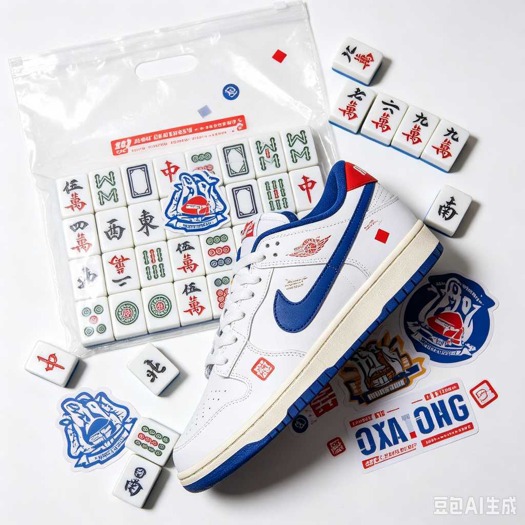 decorative mahjong tiles set