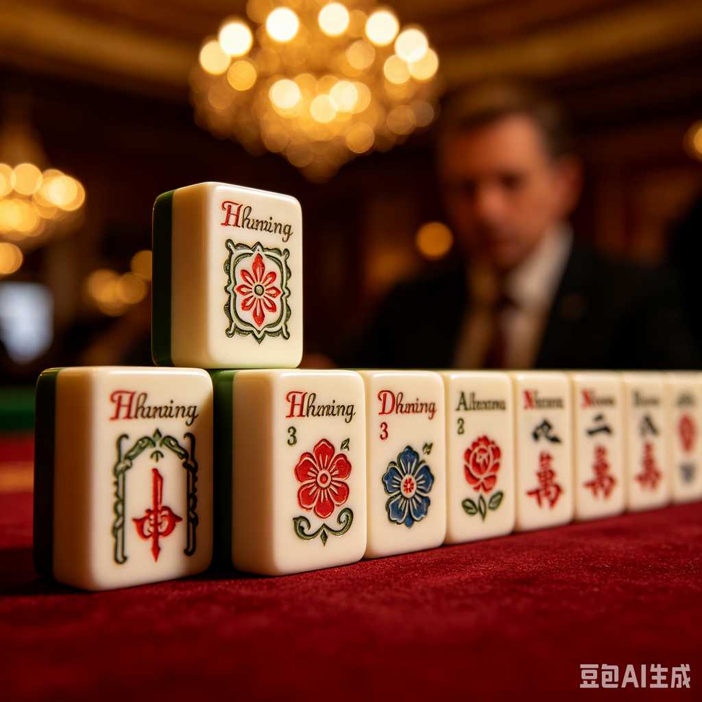 wear resistant print mahjong set
